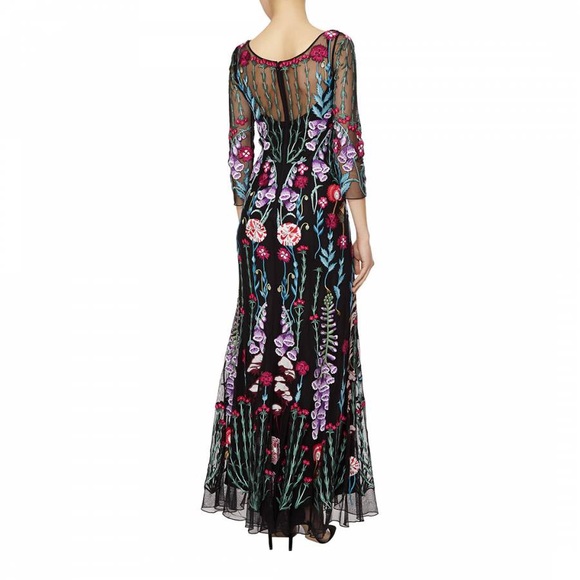 TEMPERLEY LONDON Black Woodland V-Neck Dress - Picture 5 of 8